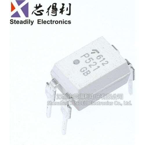 10pcs/lot TLP521-1GB TLP521-1GR P521 DIP4 Photoelectric Coupler
