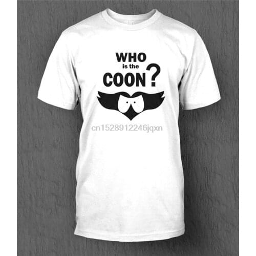 T-Shirt. Who Is The Coon T-Shirt. MENS Stick of Truth Eric Cartman vintage graphic Tee Tshirt