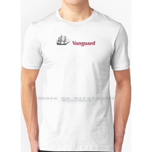 Vanguard Logo T Shirt 100% Pure Cotton Vanguard Destiny Etf Investing Money Bear Funny Bull Stock Market Market Shares Stocks
