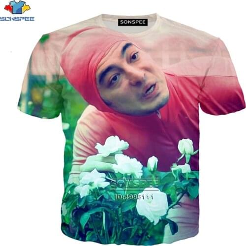 SONSPEE 3D Print Women Men Funny Pink Guy The Filthy Frank Show Harajuku T-shirt Summer Tshirt Short Sleeve Casual Youth Tops
