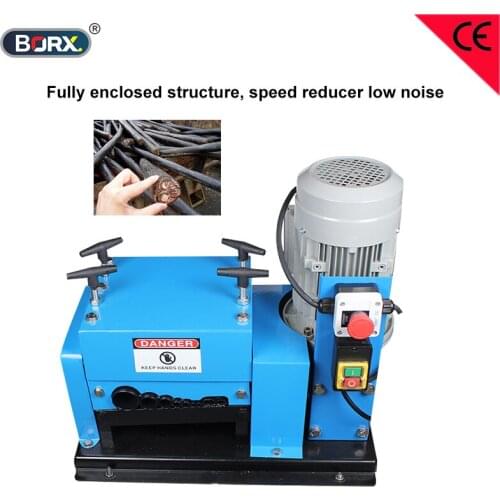 Horizontal recycle cable stripping machine automatic wire harness scrap equipment Table wire peeling device