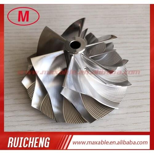 HX40 62.45/85.98mm 6+6 blades high performance turbocharger milling/aluminum 2618/billet compressor wheel