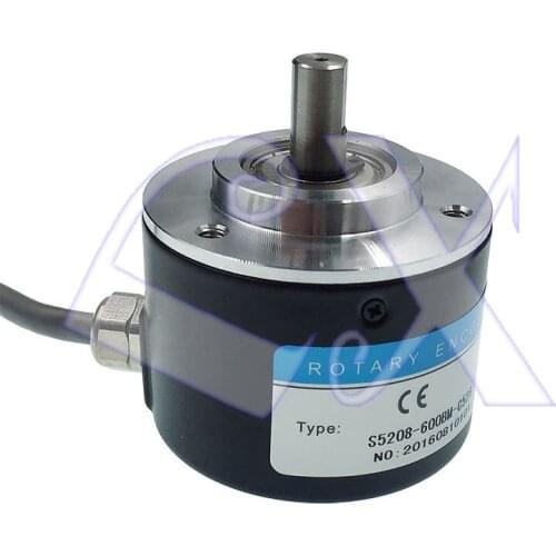 Incremental photoelectric rotary encoder ZSP5208 2500 pulse 2500ppr ABZ three-phase 5-24V