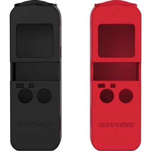 Pocket 2 Gimbal Camera Silicone silica gel Cover Case Sling Strap Lanyard Lens Case Cover for DJI OSMO POCKET 2 Protective