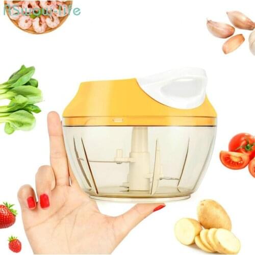 Creative Kitchen Artifact Small Utensil Hand-held Garlic Mixer Food Supplement Tool Manual Food Processor For Kitchen Tools