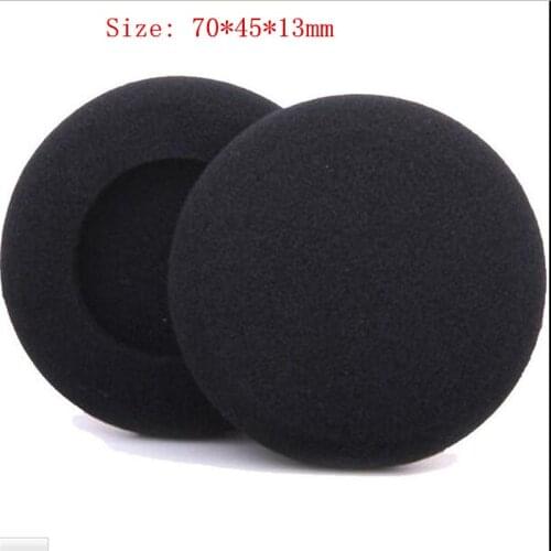 Linhuipad 100 Pack 7cm Headset Foam Ear Cushions headphone Ear pads 70mm for ATH-SJ5 SJ55 ES7 Sony MDR V150 V250 HMEC-46 headset