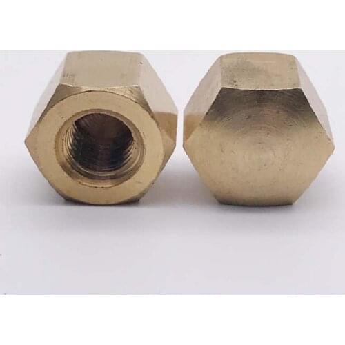 M4 M5 M6 M8 M10 M12 M16 M20 hexagon brass cover nuts decorative cap external hex brassiness nut DIN917