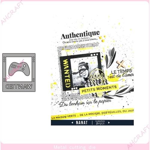 Game Console Metal Cutting Dies for DIY Scrapbooking Photo Album Decorative Embossing PaperCard Crafts Die 2021