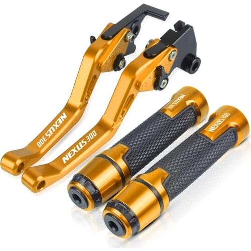Motorcycle aluminum Accessories Handle Grips Handlebar Short Brake Clutch Lever For GILERA Nexus 300 2008-2012 2009 2010 2012