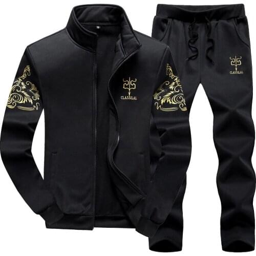 Plus Size 6XL 7XL 8XL 9XL Mens Sporting Suit Casual Tracksuit Men Spring Autumn Sportswear 2PC Sweatshirt +Pants Clothing Sets