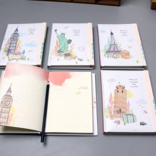 1PCS 50636 South Korea Stationery Wholesale SXB32-8199 Name Pickup Light Pen Heart Lock Notebook