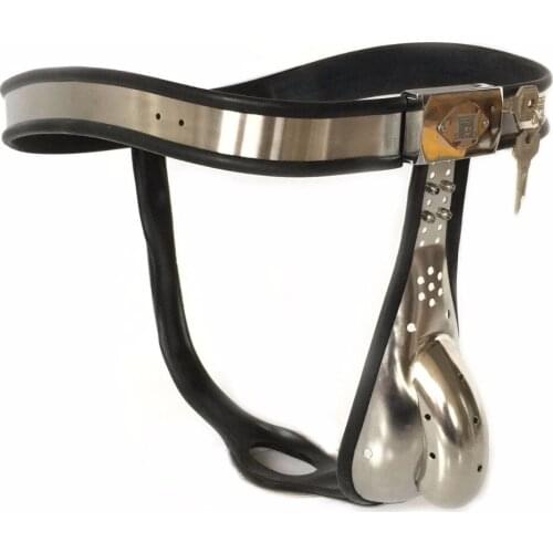 New Stainless Steel Male Chastity Belt Lock Bondage Device Penis Cage Sex Toys For Men Arrival T-3 Chatity Panty Metal Cock Cage
