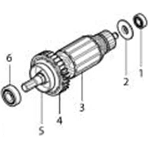 AC220-240V MAKITA 513678-5 Rotor Motor Armature for SP6000 Rotor