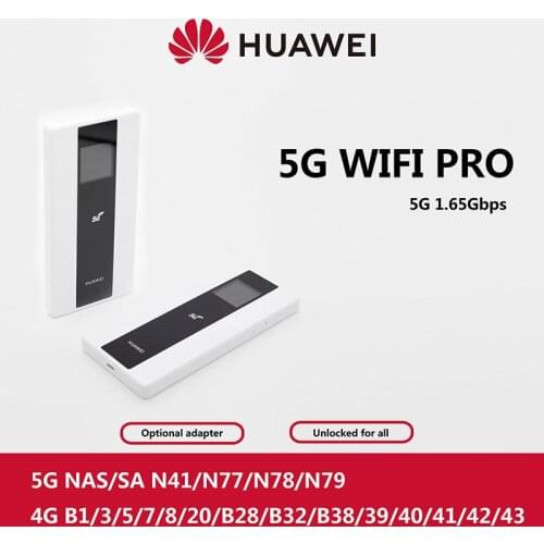 Huawei 5G Router Mobile WiFi Pro E6878-370 Huawei 5G MIFI Hotspot wireless Access Point Mobile WiFi E6878-870 NA and NSA modes