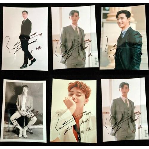Hand signed Park Seo Jun autographed photo 5*7 K-POP 5 versions 112020