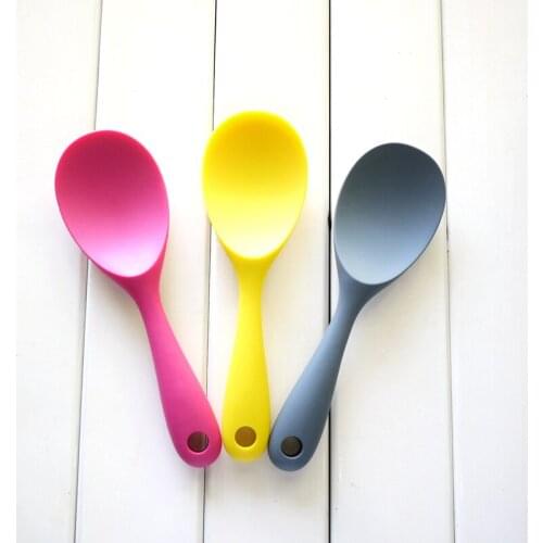 Creative Silicone Rice Spoon, Kitchen Spoon, Rice Cooker, Rice Cooker, Non-stick Rice, Rice Spoon, Rice Shovel, Anti-scalding