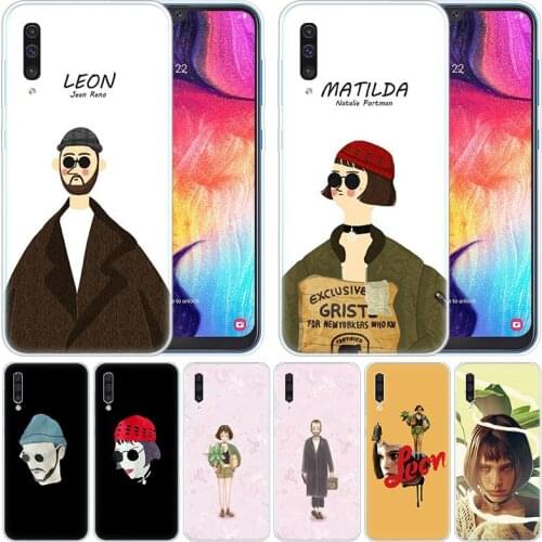 Luxury Silicone Case Movie Leon And Mathilda for Samsung Galaxy A50 A70 A80 A40 A30 A20 A10 A20E A2 CORE A9 A8 A7 A6 Plus 2018