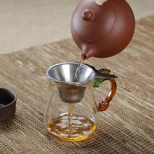 Tea Mesh Infuser Reusable Tea Strainer Teapot Stainless Steel Loose Tea Leaf Spice Filter Drinkware Kitchen Accessories