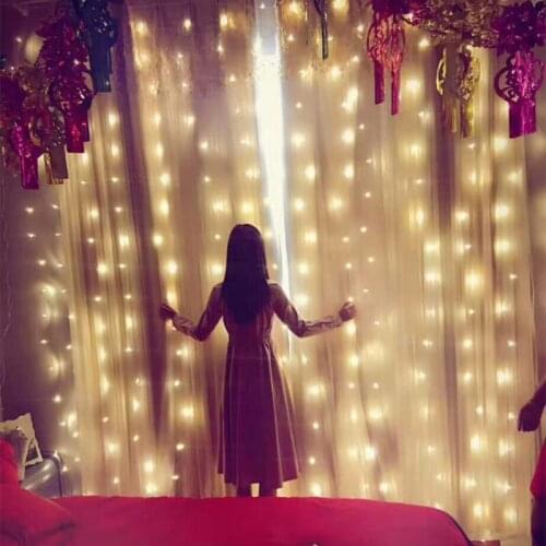 Home for Wedding/Party/Garden Decoration Led curtain lamp 3x1/3x3/6x3m Icicle String Christmas Fairy Lights Garland Outdoor