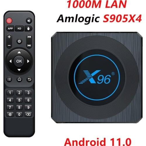 CanMixs X96 X4 Amlogic S905X4 Smart TV Box Android 11 4G 64G Dual Wifi BT4.1 4K Youtube 1000M Media Player Set top box Receivers