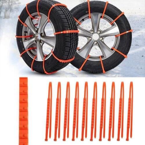 Pcs Car Universal Snow Chain Mini Plastic Winter Tyres Wheels Snow Chains For Cars Suv CarStyling AntiSkid Autocross charitable