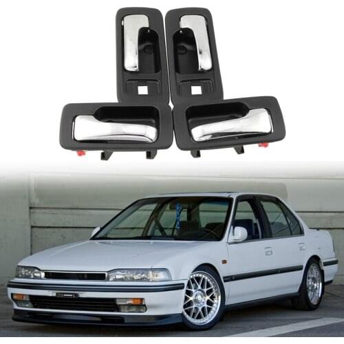 Inside Door Handle Front Rear Left Right Set for Honda Accord CB7 1990-1994 Car Styling