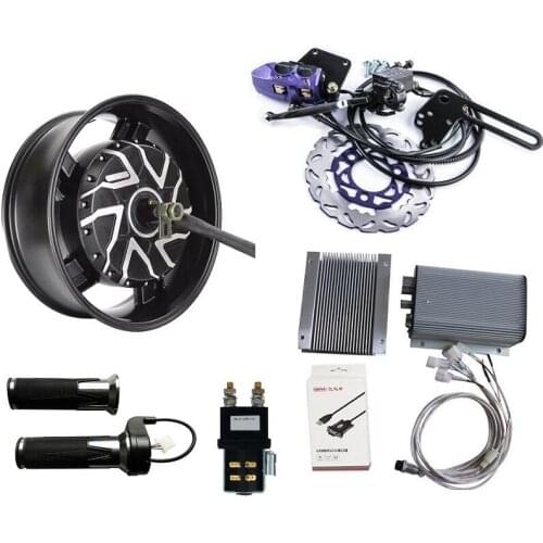 6.0x17inch 8000W Electric Motorcycle Hub Motor Conversion Kits