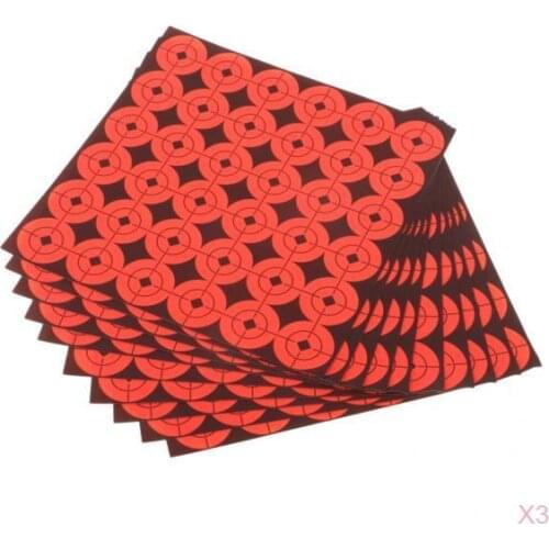 1080 Packs/30 Sheets Orange Splatter And Self Adhesive Target Paper