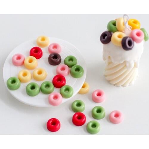 48 Cavity Mini Donut Silicone Bakeware Dessert Cake Moulds DIY Soap Handmade Chocolate Fondant Ice Cube Baking Molds