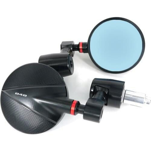 For Ducati 848 2008 2009 2010 2011 2012 2013 848 Motorcycle CNC Aluminum Rear View Side Mirrors Handle Bar End Mirror