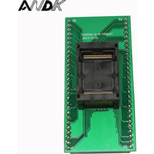 ANDK TSOP56 Opentop Programming Socket 0.5 IC Test Socket Flash Burn in Socket Adapter High Quality Eletronic