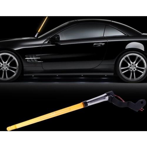 Auto Car Vehicle DC 12V Flag Pole LED Light Signal AM FM Decorative Aerial Antenna Accessories