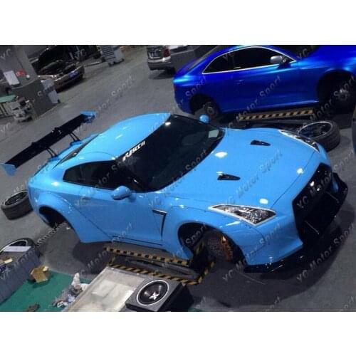 Car Accessories Carbon Fiber LB P Ver.1 Style Rear Spoiler Fit For 2008-2015 R35 GTR CBA DBA Trunk GT Wing