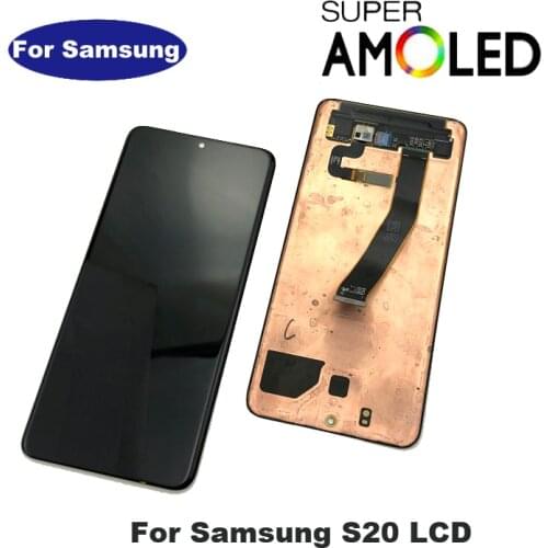For Samsung Galaxy S20 Lcd G980,G980F,G980F/DS with Frame Display Touch Screen Digitizer