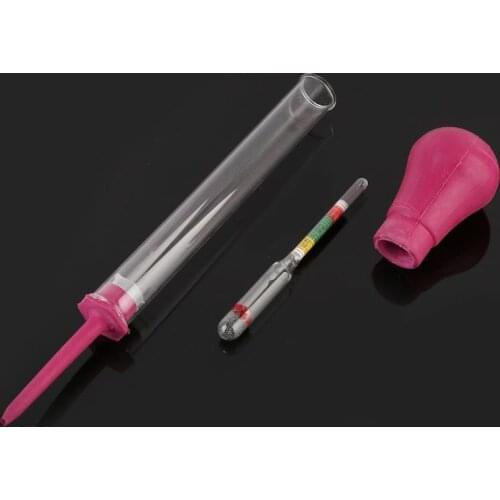 1.100-1.300 Suction Type Battery Electrolytic Hydrometer Electro-hydraulic Density Meter