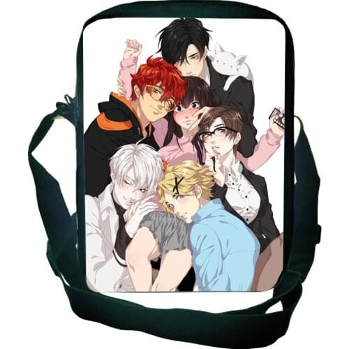 Hot Game Mystic Messenger Shoulder Bag Multifunction Handbag Daily Crossbody Bags Male Travel Sacoch Female Mobile Phone Bag