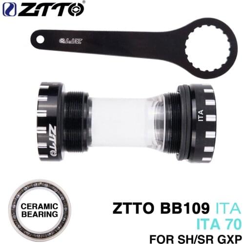 ZTTO CERAMIC Bearing BB109 ITA70 ITA 70 MTB Road bike External Bearing Bottom Brackets BB tool for 24mm BB 22mm GXP Crankset