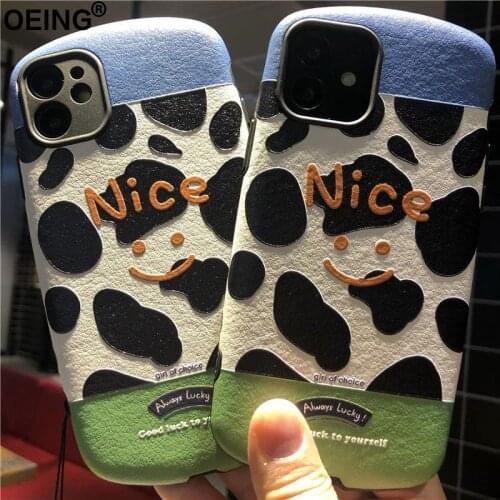 OEING Fashion Cute Case For iPhone 12 11 Pro Max mini 7 8 XR X XS MAX SE Soft Silicone Lens Protection Shockproof Case Cover