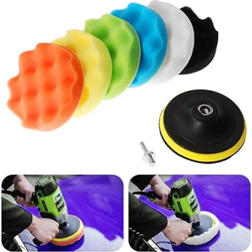 100mm Polishing Pad Kit Buffing Woolen&Sponge Pads for Car Care Polisher Waxing Polishing 9Pcs/Set