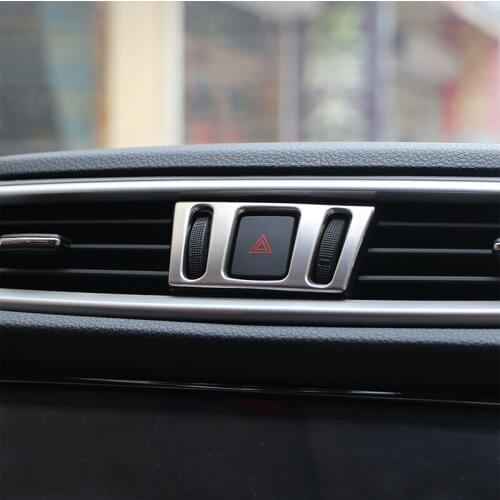 My Good Car Center Console Air Vent Outlet Cover Sticker For Nissan X-Trail Xtrail X trail T32 2013+ Qashqai J11 2014+ Murano