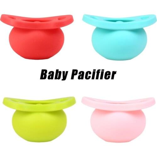 New Silicone Soft Baby Pacifier Toddler ​Nipple Teether Infant Teether Toys Food Grade Silicone Baby Pacifier Accesorios Bebe