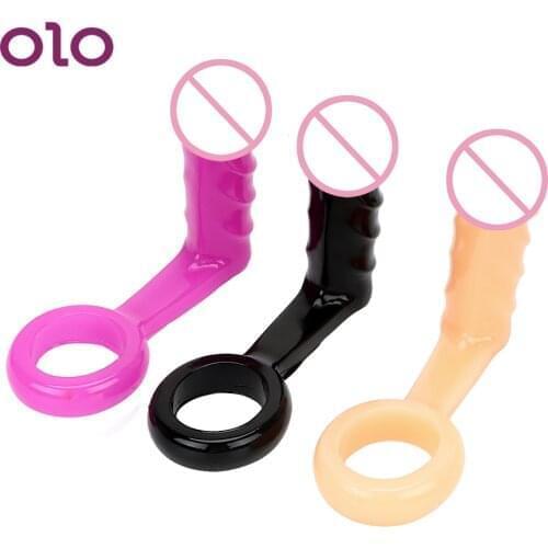 OLO Sex Toys for Woman/Man Penis Rings Anal Plug Vagina Massager G-spot Stimulate Dildos Cock Ring Adult Products Erotic Toys