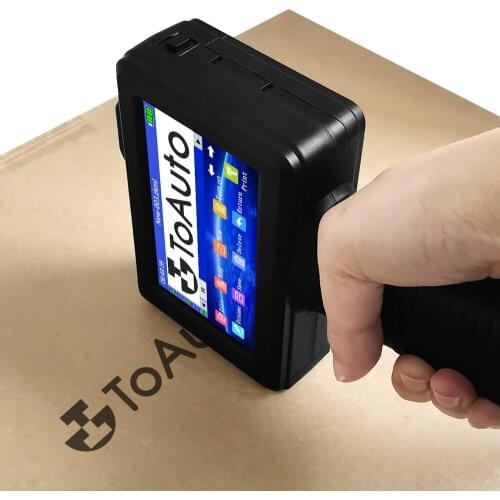 14 languages 12.7mm image picture QR code serial number portable mask online printer hand jet handheld thermal inkjet TIJ printe