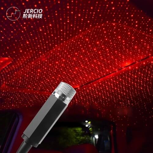 Adjustable USB Decorative Light romantic Mini LED Car Roof Star Night Lights Projector Atmosphere Lamp Room Decoration light