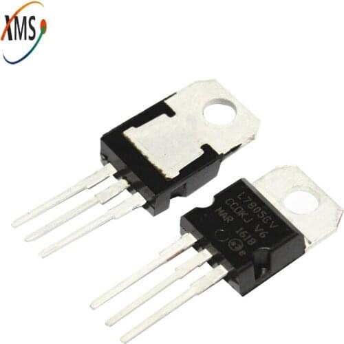 10pcs L7805CV TO220 L7805 TO-220 LM7805 L7805 Voltage Regulator