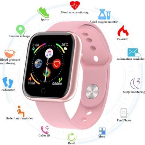 3 Colors Smart Heart Rate D20 Smart Bracelet Sports Bluetooth Watch Gift Sports Waterproo Kids Birthday Gifts