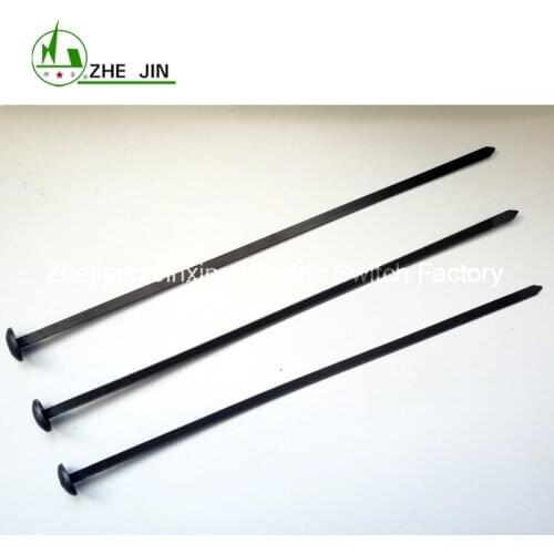 ZHEJIN 100pcs Chassis/Panel Mount tie, 4" Max Bundle Diameter,0.30" Width, 14.8" Length Cable Zip Tie, Black-120lbs