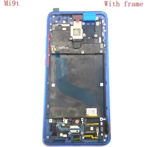 Amoled 6.39"For Xiaomi Mi9T Lcd screen display Touch Glass Digitizer Frame Full set Pantalla For xiao mi mi 9T screen M1903F10G