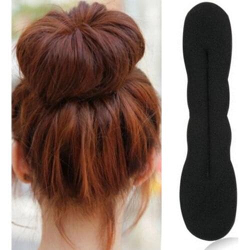 1-10pcs Magic Foam sponge Clip Bun Curler Hairstyle Twist Maker Tool Dount Twist Hair Accessories Hair Styling Tools 22cm