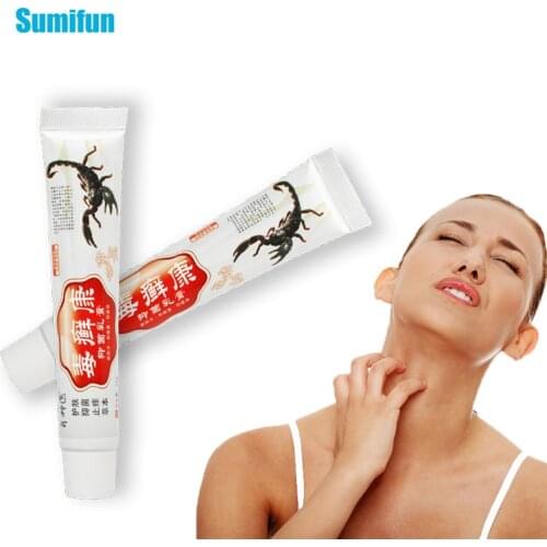 1Pcs 20G Scorpion Venom Anti-Itch Antibacterial Ointment Herbal Psoriasis Dermatitis Eczema Treatment Medical Cream
